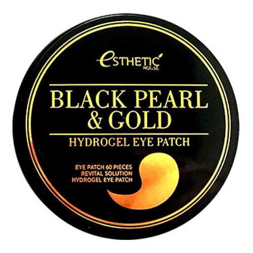 Патчи для глаз Esthetic House Black Pearl & Gold Hydrogel Eye Patch