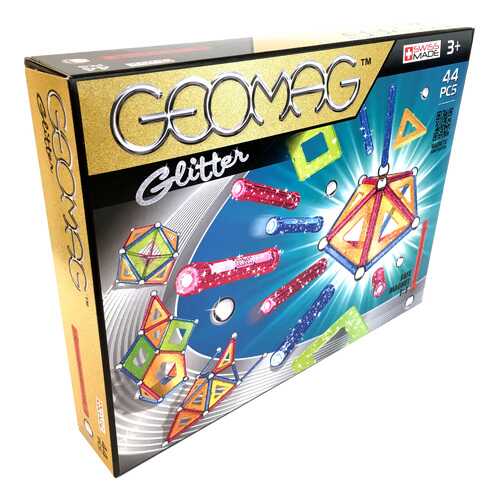 Конструктор магнитный GEOMAG Glitter 532 44 детали