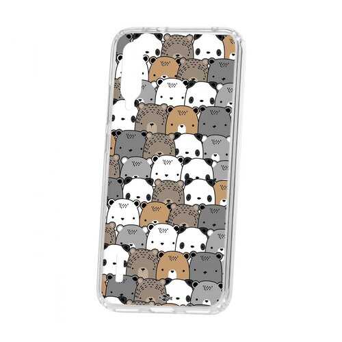 Чехол Kruche Xiaomi Mi A3 Print Медвежата