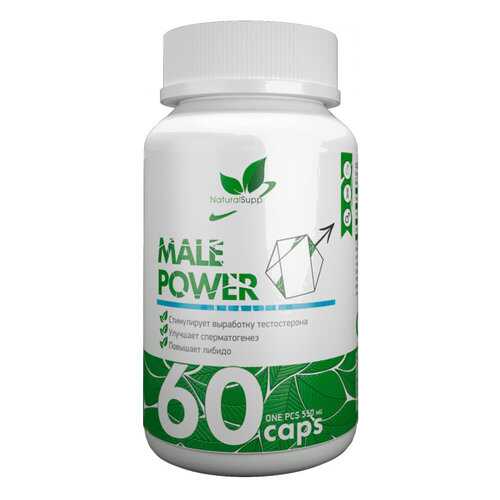 Добавка для мужчин NATURALSUPP Male Power капсулы 60 шт.