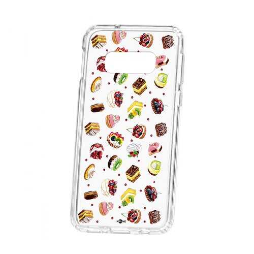Чехол Kruche Samsung Galaxy S10e Print Cake