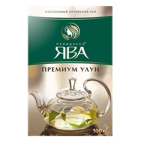 Чай зеленый листовой Принцесса Ява Премиум Улун 100 г