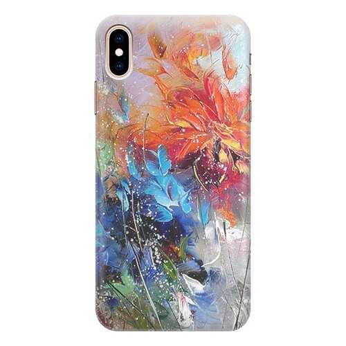 Чехол RE:PA для Apple iPhone XS / X с принтом Весенний взрыв