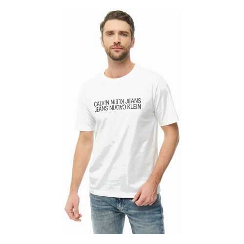 Футболка мужская Calvin Klein Jeans J30J314103.YAF0 белая XL