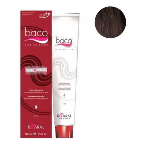 Краска для волос Kaaral Baco Color 5.18 Светло-каштановый пепельный 100 мл