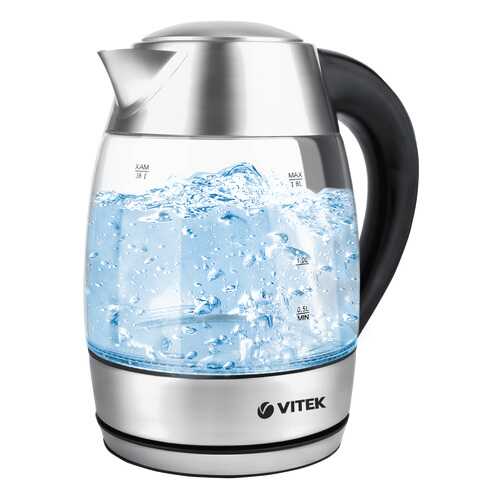 Чайник электрический Vitek VT-7047 TR Black/Silver