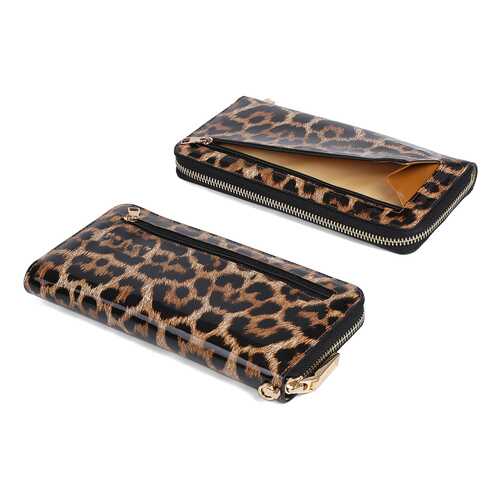 Кошелек женский FABRETTI 77006L-leo коричневый