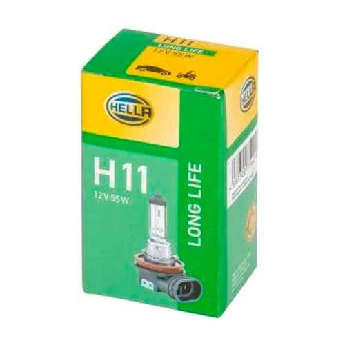 Лампа H11 12v 55w Pgj19-2 Long Life HELLA 8GH 223 498-351