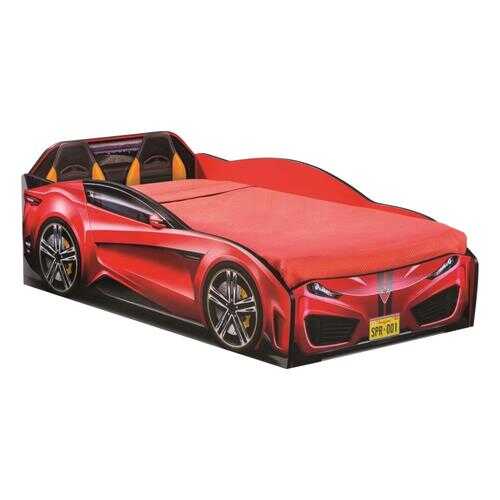 Кровать-машина Cilek Carbed Spyder красная 70х130