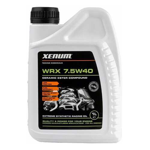 Моторное масло Xenum WRX 7.5W-40 1л