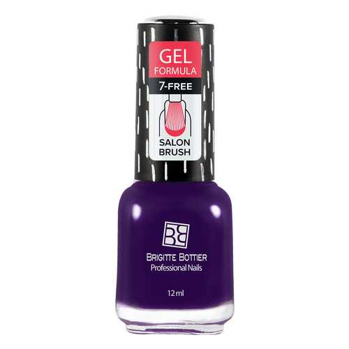 Лак с гелевым эффектом Brigitte Bottier Gel Formula тон 02 фиолетовый, 12 мл