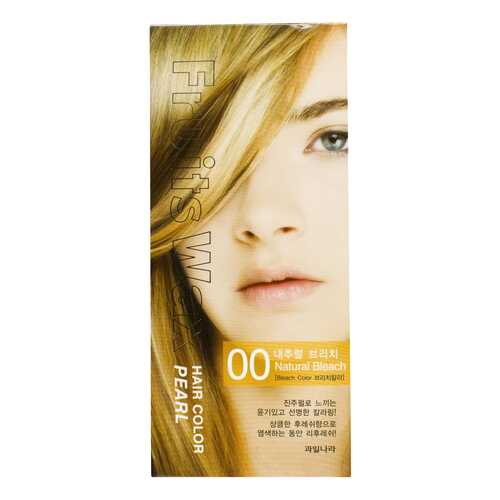 Краска для волос Welcos Fruits Wax Pearl Hair Color 00 Natural Bleach 60 мл