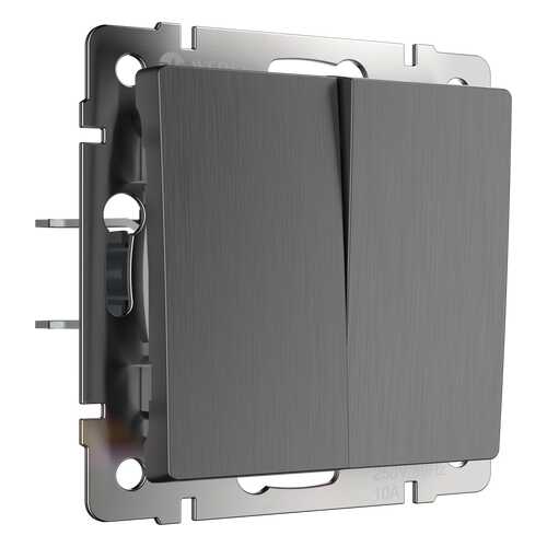 Выключатель двухклавишный проходной Werkel WL04-SW-2G-2W
