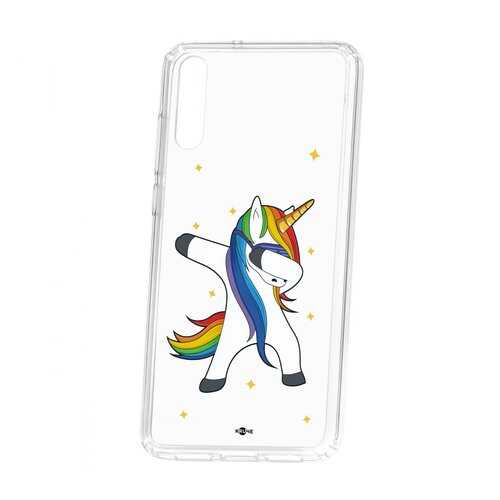 Чехол Kruche Huawei P20 Print Единорожка