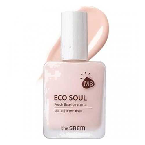 Крем для лица (База под макияж) The Saem Eco Soul Peach Base, 30 мл