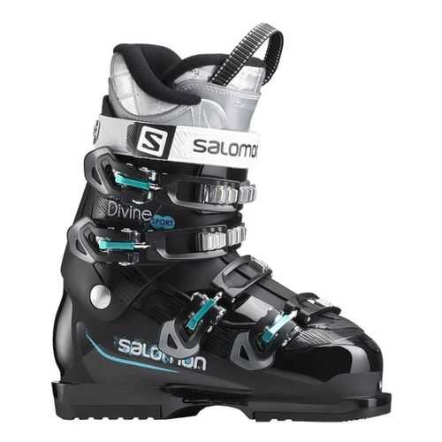 Горнолыжные ботинки Salomon Divine Sport 2018, black/top green, 26
