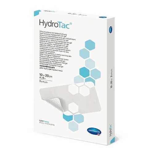 Губчатая повязка с гидрогелевым покрытием, 10x20 cм HydroTac