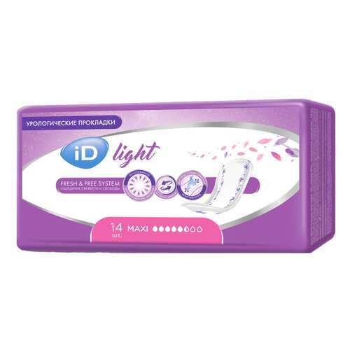 Урологические прокладки iD light maxi 14 шт.