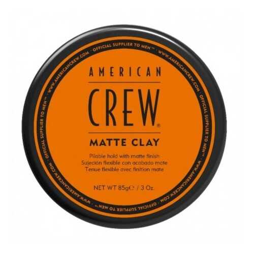 Пластичная матовая глина для укладки волос American Crew AC Matte Clay 85 г