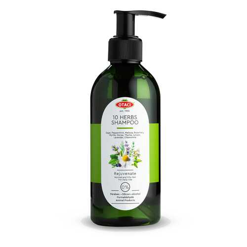Восстанавливающий herbal шампунь OTACI с 10 травами