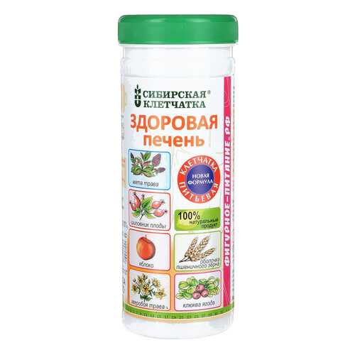 Клетчатка Сибирская клетчатка здоровая печень 170 г