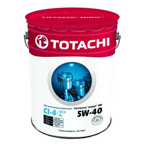 Моторное масло Totachi Niro HD Synthetic API CI-4 / SL 5W-4019,34л