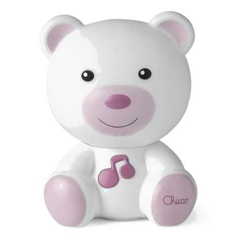 Ночник Медвежонок Chicco Dreamlight розовый