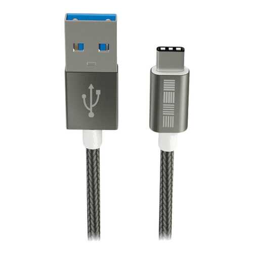 Кабель InterStep Type-C 1м Grey