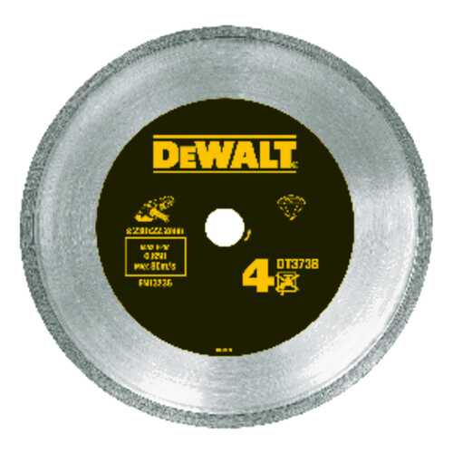 Диск алмазный отрезной по керамике DeWALT DT3738-XJ