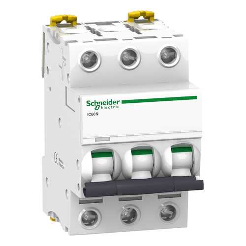 Schneider Electric Автоматический выключатель Schneider Electric iC60N 3П 63A C A9F79363