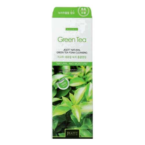 Пенка для умывания Jigott Natural Green Tea Foam Cleansing 180 мл