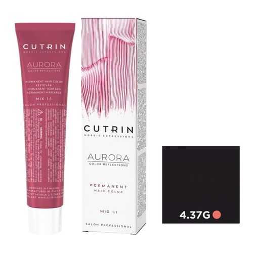 Крем-краска AURORA PERMANENT CUTRIN 4.37G коричневое золотое дерево 60 мл