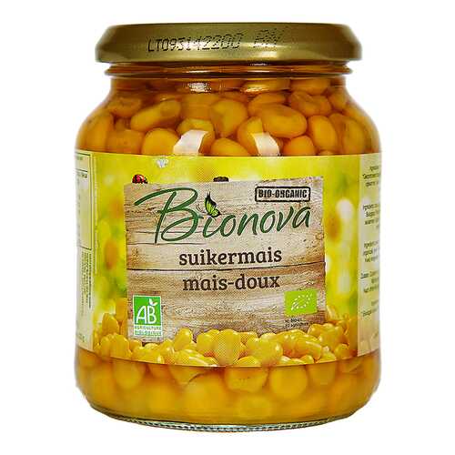 Кукуруза Bionova сладкая консервированная 340 г