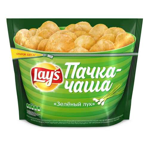 Картофельные чипсы Lay's зеленый лук 240 г