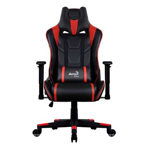 Игровое кресло AeroCool AC220 AIR, красный/черный
