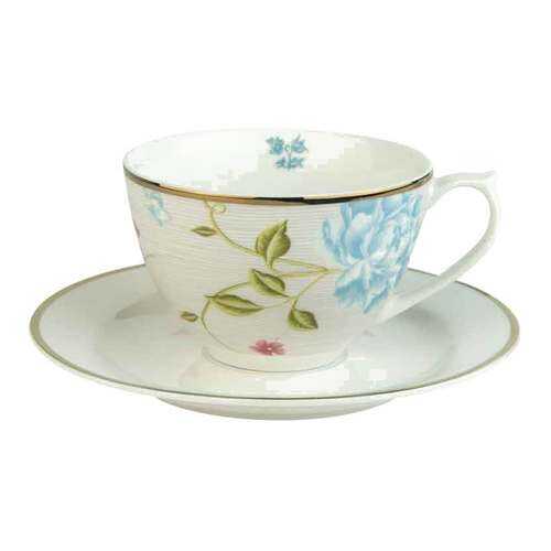 Чашка с блюдцем Laura Ashley Heritage 260мл Cobblestone Pinstripe