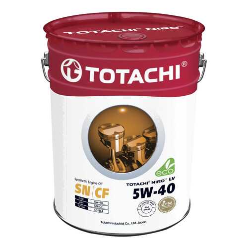 Моторное масло Totachi Niro LV Synthetic SN/CF 5W-40 19л
