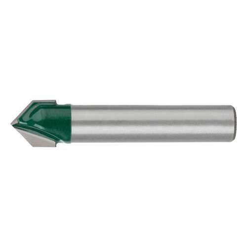 Фреза пазовая V-образная 10х10х46,5мм FIT 3603-081010