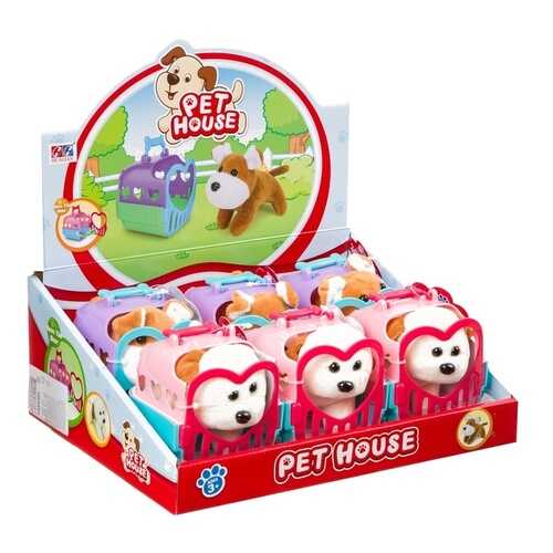 Мягкая игрушка Shantou Gepaiщенок будке-переноске с миской и косточкой 604
