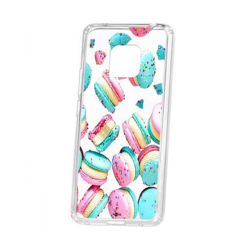 Чехол Kruche для Huawei Mate 20 Pro Print Макарон
