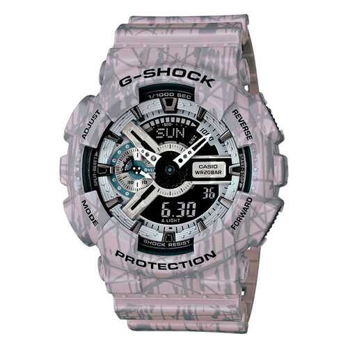 Японские наручные часы Casio G-Shock GA-110SL-8A с хронографом