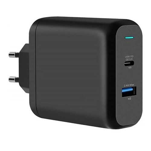 Сетевое зарядное устройство InterStep PD30W USB-C USB 12W Black