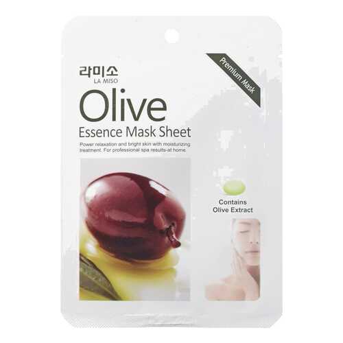 Маска для лица LA MISO Olive essence Mask Sheet 21 г