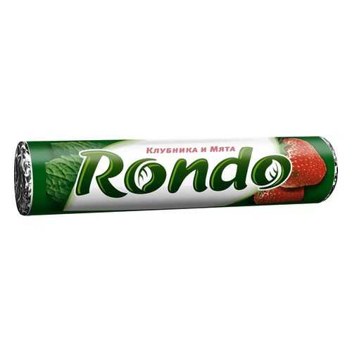 Освежающие конфеты Rondo клубника и мята 30 г