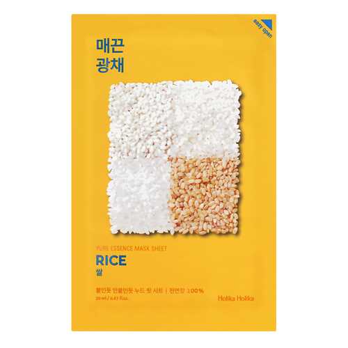 Маска для лица Holika Holika Pure essence Mask Sheet Rice 20 мл