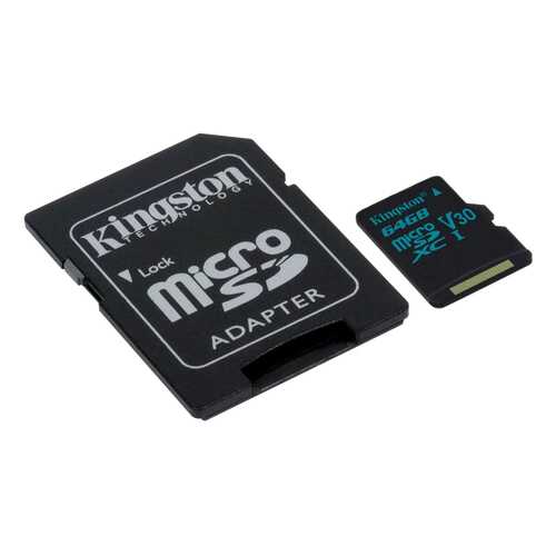 Карта памяти Kingston SDXC Canvas Go SDCG2 64GB