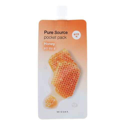 Маска для лица MISSHA Pure Source Pocket Pack - Honey 10 мл