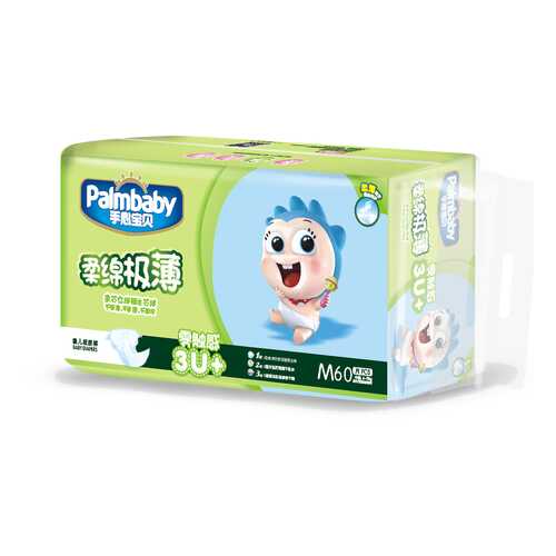Подгузники детские Palmbaby Ультратонкие - M 6-11 кг, 60 шт.