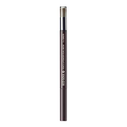 Карандаш для бровей The SAEM Eco Soul Pencil & Powder Dual Brow 02 Deep Brown 0,8 г