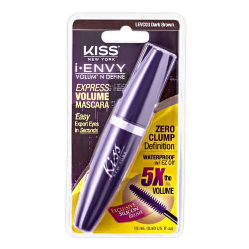 Тушь для ресниц Kiss I Envy Mascara Clamshell LEVC03